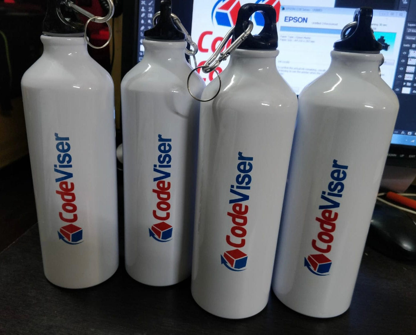 Lamansh Customized Aluminum Water Sipper Bottles for return gifting 🎁 (700 ml capacity)
