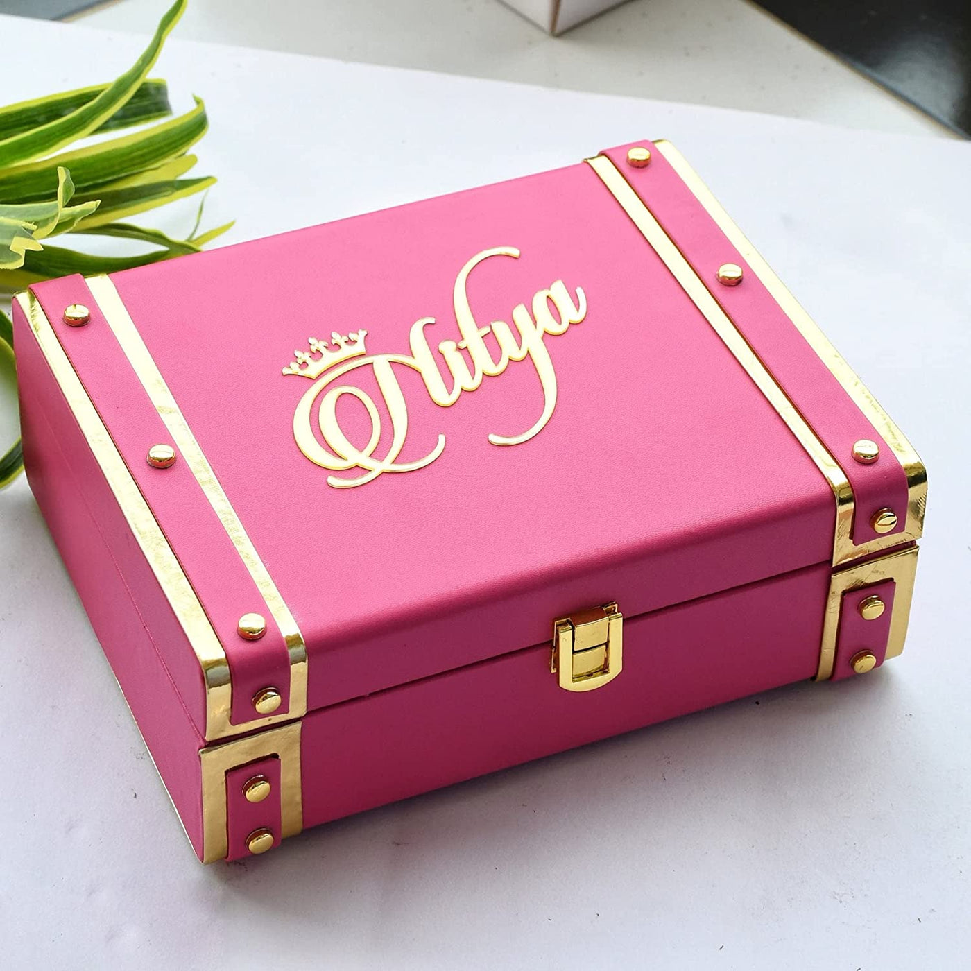 New Jaipur Handicraft Gift Trunks 💛 LAMANSH® Personalized Trunk boxes with custom name plates for Party & Anniversary Return Gifts 🎁