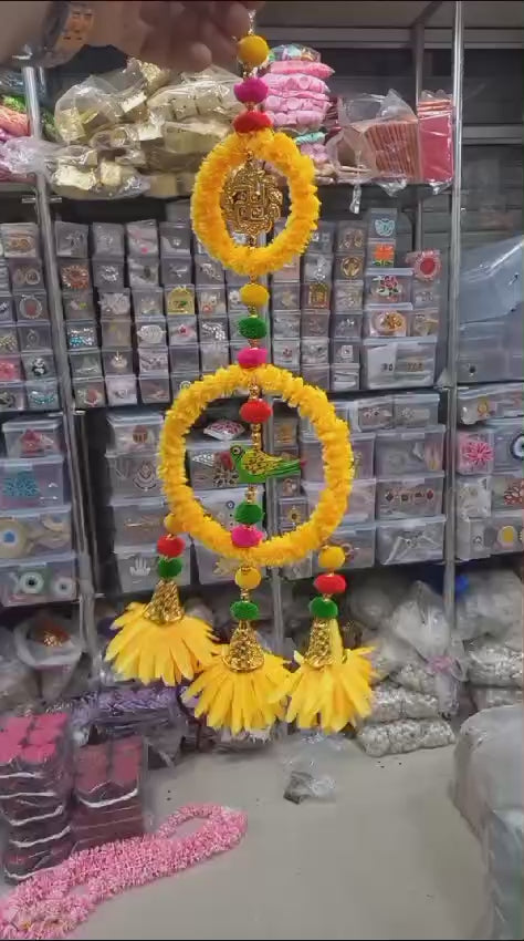 Decorative Swastik parrot, Hangings for Diwali, Navratri festival and wedding decoration 🕉️🔥 (video attached)