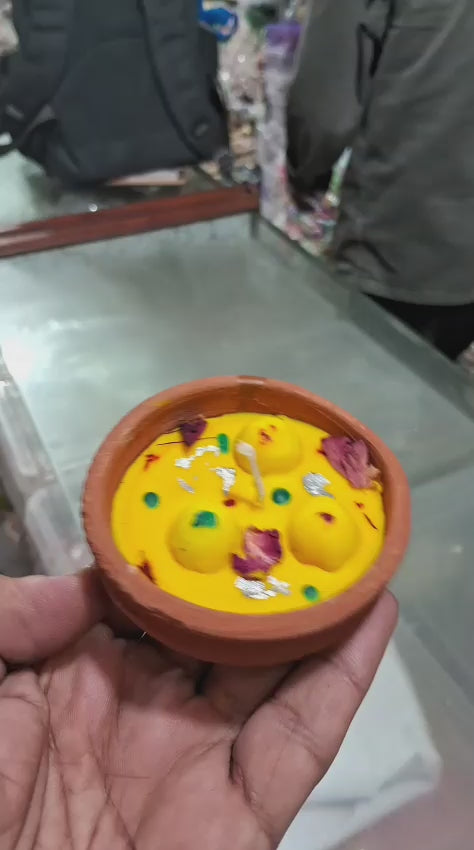 Rasmalai Wax candle 🕯️for Navratri Diwali Festival Return gifts 🎁