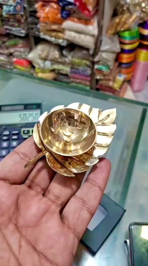 Brass diya packed inside box for Diwali Navratri Wedding Favours 🎁
