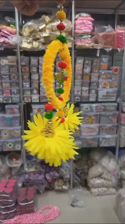 Decorative parrot pom pom Hangings for Diwali, Navratri festival and wedding decoration 🕉️🔥 (video attached)