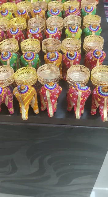 Pack of 400 Elephant Tea light Candle Holders at Rs 28 each ( 400 tealight 🕯Candles Included)