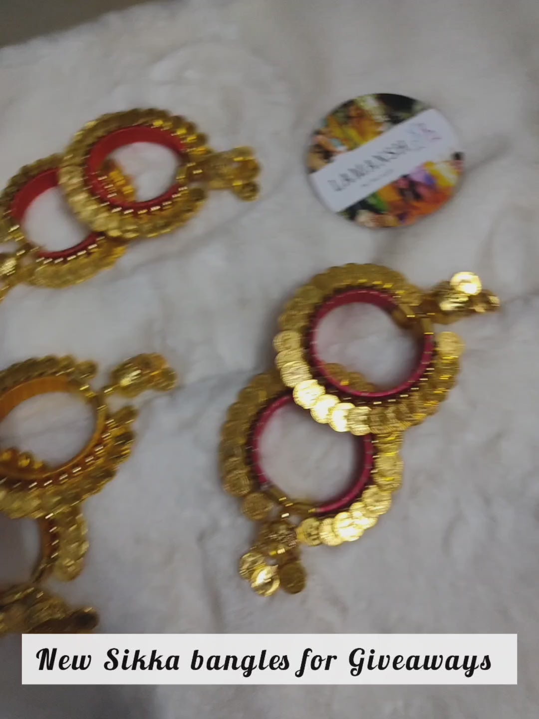 LAMANSH® (Adjustable) Sikka Bracelets Kade Bangles Hathphool for Bridesmaid Giveaways / Best wedding favors return gifts