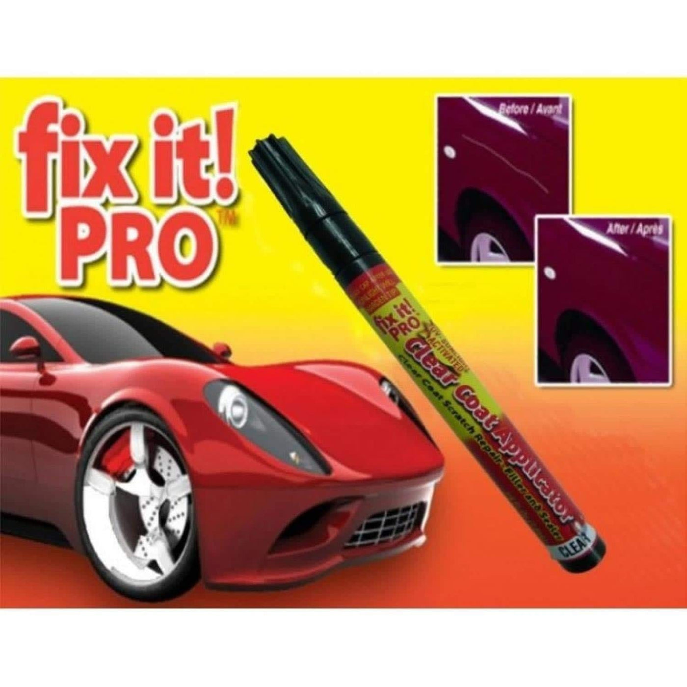 LAMANSH 1 LAMANSH®(Pack of 1) Fix it pro Scratch remover Pen for Laptop Mobile TV Fridge Car and Motor bike PRO UV Sunlight Activated Clear Coat Scratch Repair Filler & Sealer