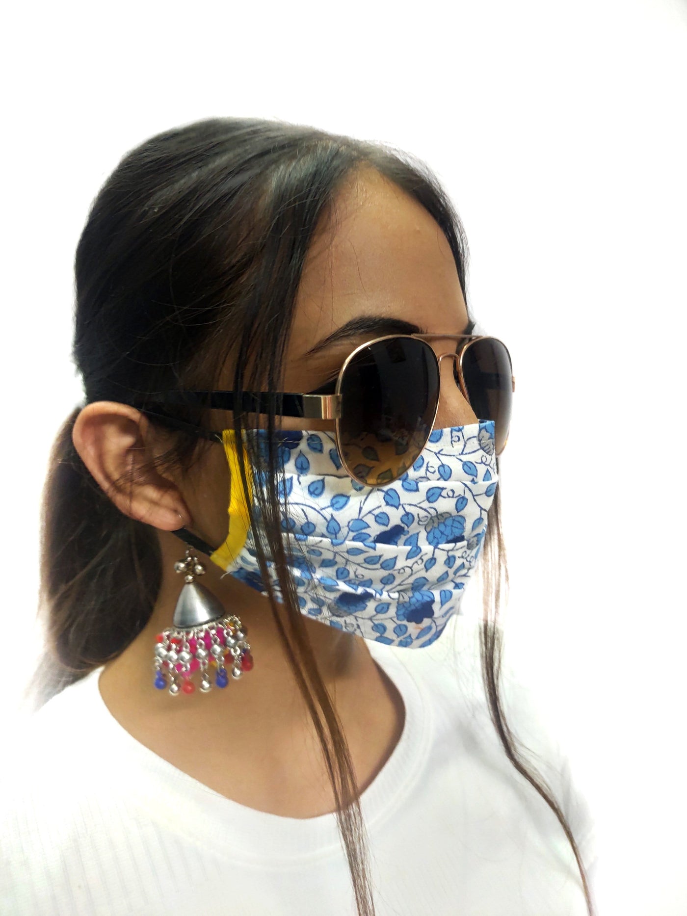 Lamansh™ Cotton Printed Anti Pollution Safety Mask ( Pack of 5 ) Free Delivery !!!! - Lamansh
