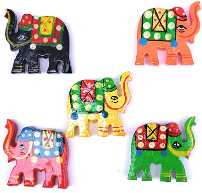 LAMANSH ® Art & Crafting Materials LAMANSH® (Pack of 100) mini Wooden Elephant for Art & Craft