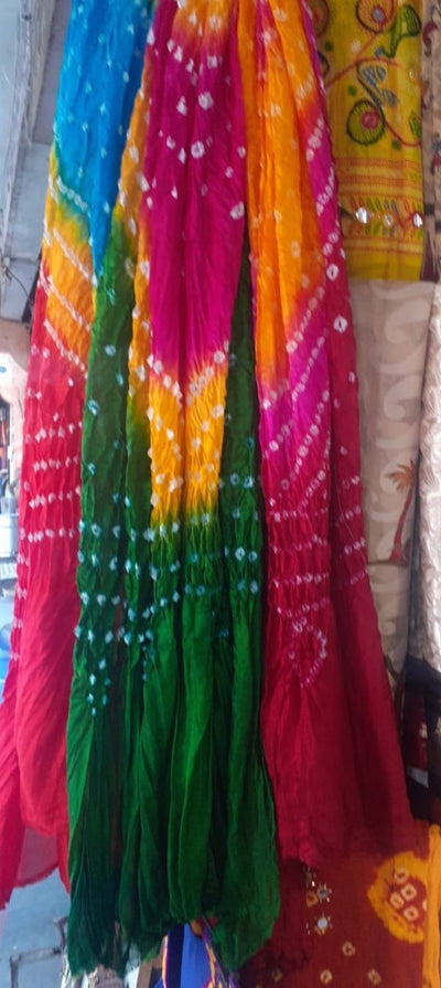 LAMANSH ® Assorted colours / Cotton LAMANSH 10 PC Lot Of Indian Rajasthani Bandhej Dupatta Silk Bandhani Wedding Favor Bridesmaid Gifts Mehendi Sangeet Ceremony Gift For Guest
