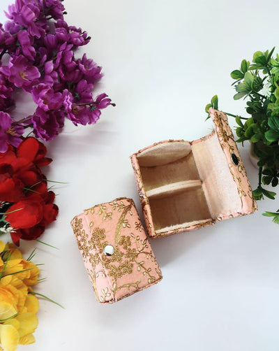 LAMANSH® Bangles Box Assorted Colors / Fabric LAMANSH® (Pack of 12) 4 inch Chudi Bangles Box /Silk Embroidered Bangle Organiser For Women|Bangle Box Storage For Women|Return Gift Favor Box