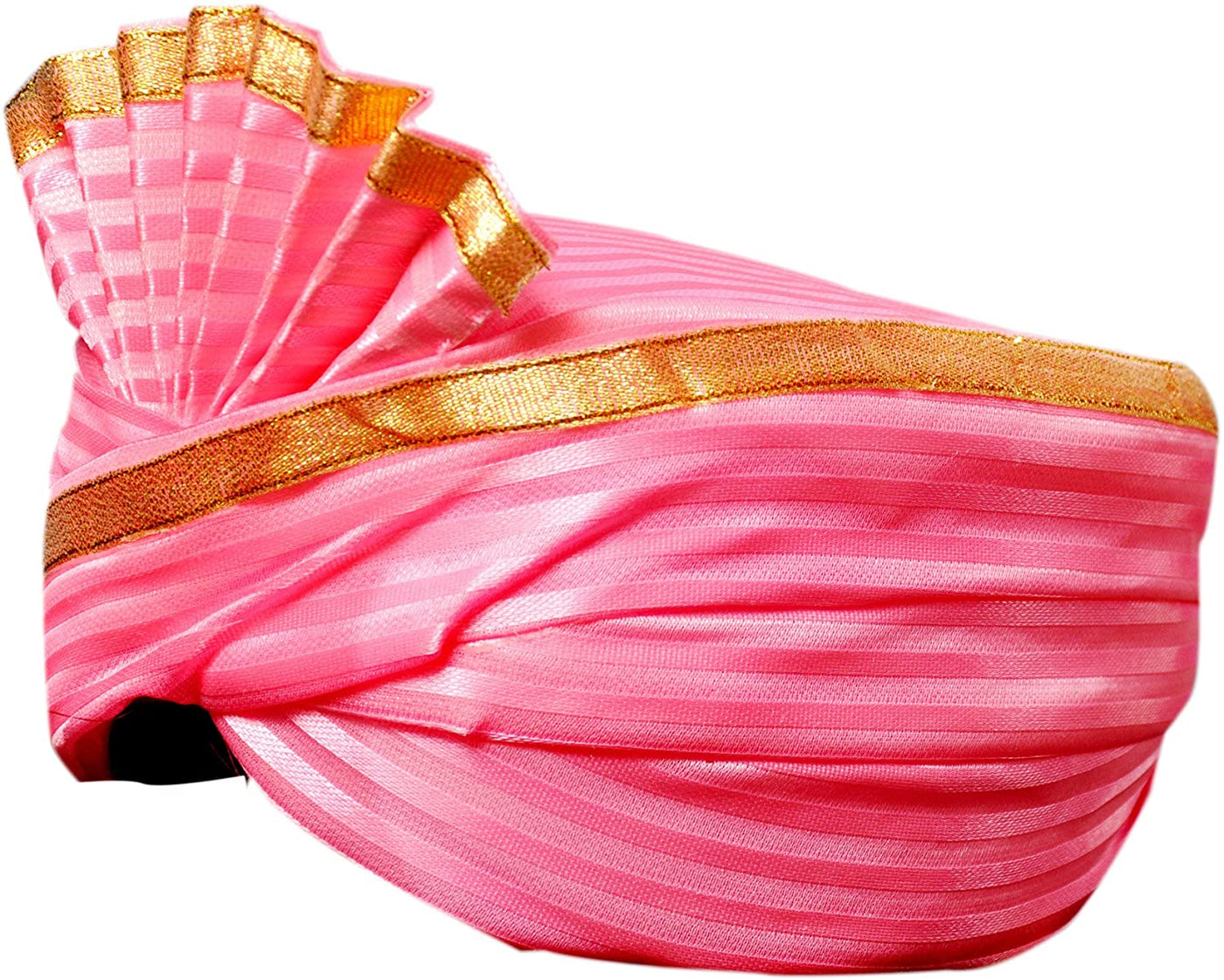 LAMANSH Barati Readymade safa Pagdi for weddings LAMANSH® 1 pc Pink Safa Pagdi For wedding / Pink Turban for barati