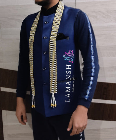 Lamansh Barati Swagat mala LAMANSH® |Akash Collection ✨| Royal Barati Swagat Moti Dupatta's Mala Necklace for Guests Welcome in Wedding / Excellent ✨Hand Finishished Stole