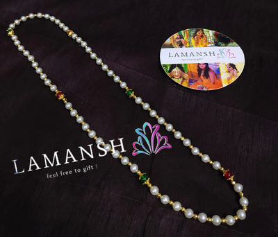 LAMANSH® Pack of 30 Pom Pom Floral Moti Pearl Barati Swagat Mala / Dup –  Lamansh