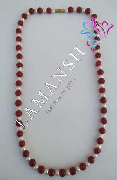 Lamansh Barati Swagat mala Red-White / Pearl / 25 LAMANSH® Set of 25 Barati Swagat Mala For Guest Welcome