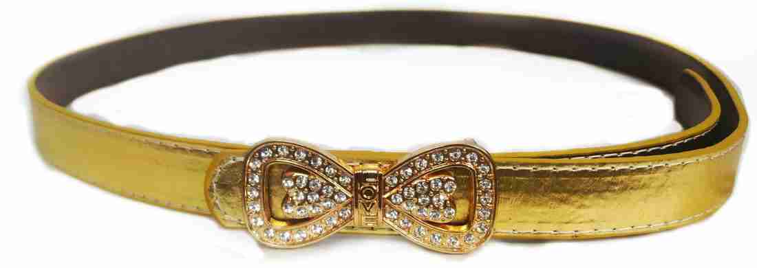 LAMANSH® Golden Leather Belts With Metal Buckle – Lamansh