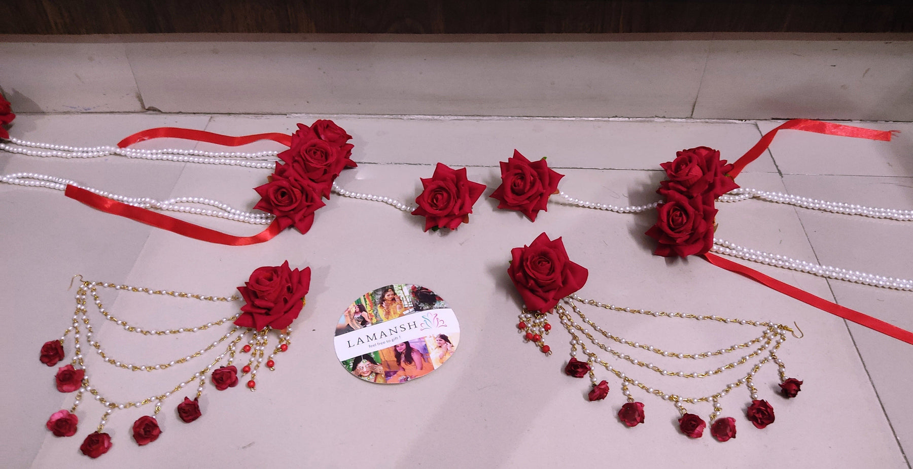 Haldi Jewellery Radha Krishna Serial Flower Jewellery LAMANSH