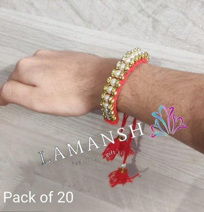 LAMANSH bracelet set Multicolor / Free Size / 20 pc LAMANSH® Pack of 20 Sangeet Mehndi Indian Wedding Bracelets Assorted colours Mehendi / Punjabi Wedding Mehndi Favors Gifts