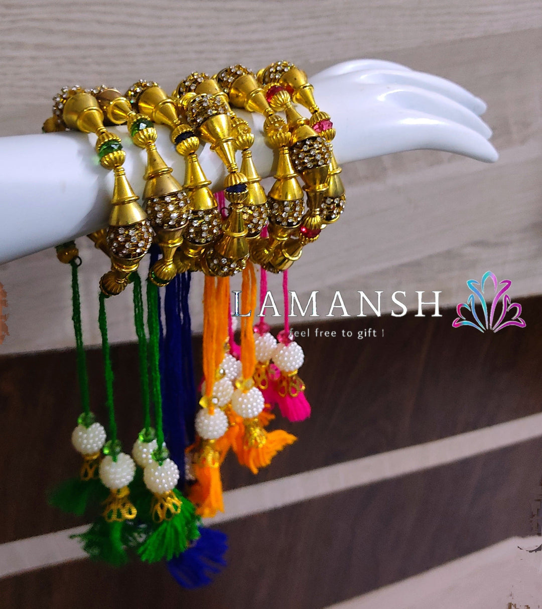 Set Of 6* Mehndi Gana Giveaway Maiyo Gana Bangle Kalira-Indian