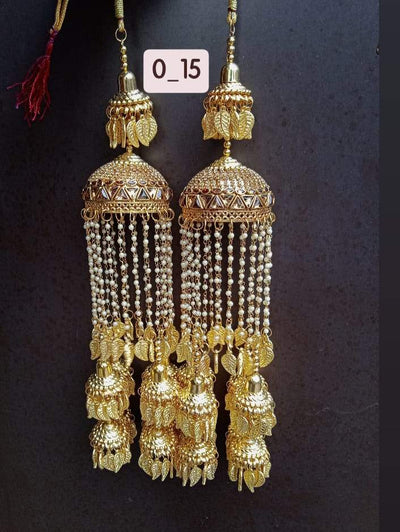 Lamansh Bridal Kalire 2 Kaleera Set / Gold LAMANSH® Set of 2 Bridal Kaleere for Wedding / Golden Handcrafted Layered Kalire set for Bride