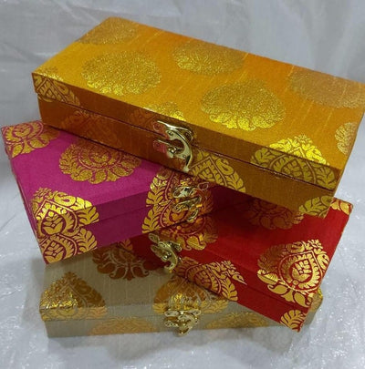 LAMANSH Cash Box Kari Printed / Assorted colors LAMANSH® Cash boxes Shagun Box, Gift Box, Jewellery Box, Money Box Envelop Wedding Gift Assorted Color (Pack of 100)