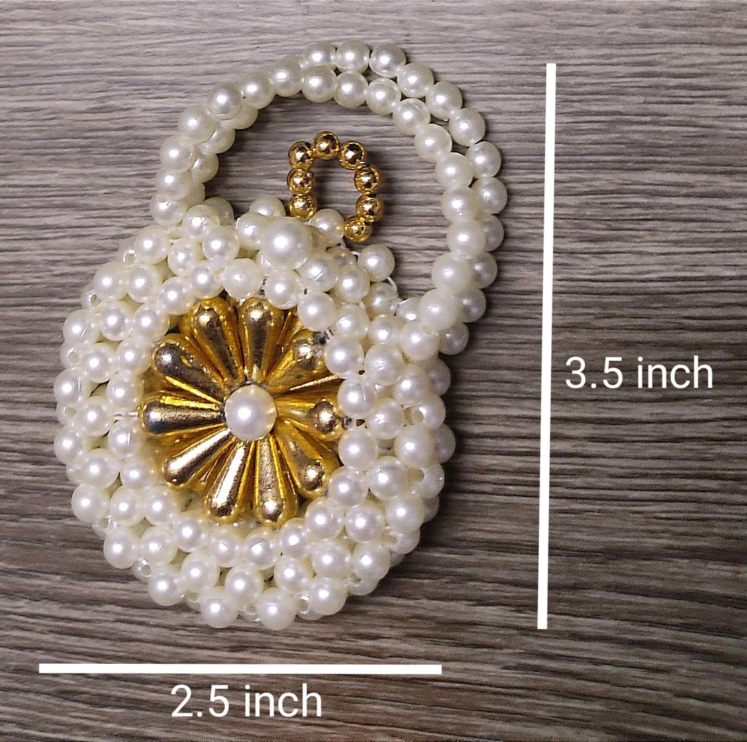 LAMANSH Pearls beaded Coin 🪙 Pouches / Coin Moti Bags / Mini Potli gin –  Lamansh