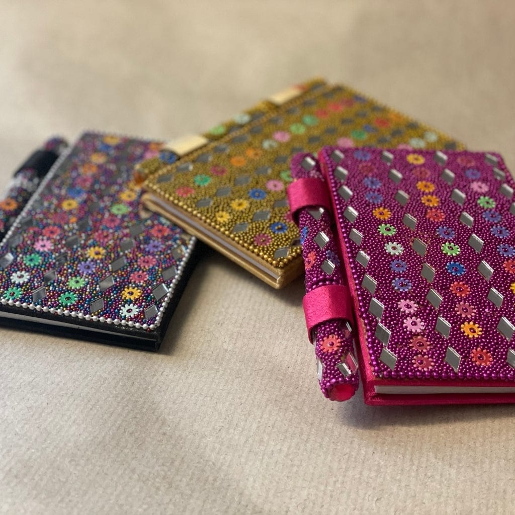 Lamansh corporate gifts LAMANSH® Pack of 10 Rajasthani Handicraft Lac Diary with Pen for corporate gifting 🎁