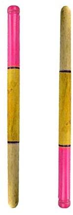LAMANSH Dandiya Sticks LAMANSH® Pack of 5 pair Wooden Two color Traditiona Pairs Dandiya Sticks for Dance - Navratri Festival Multi Color Graba Stick / Dandiya Sticks💃🥢For Garba