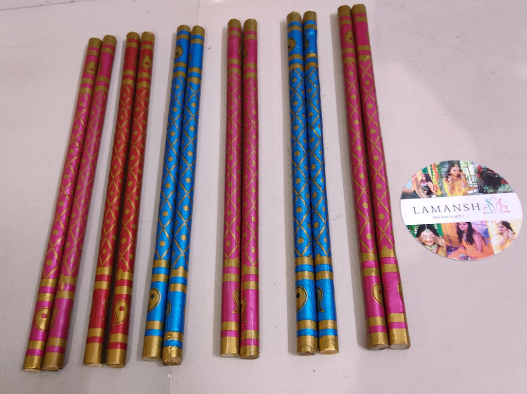 Buy 12.5 Inches Vintage Design Handmade Sterling Silver Dandiya Sticks,  Best Gifting Lord Krishna, Dandiya Garba Ras Accessories Puja Art Su453  Online in India - Etsy