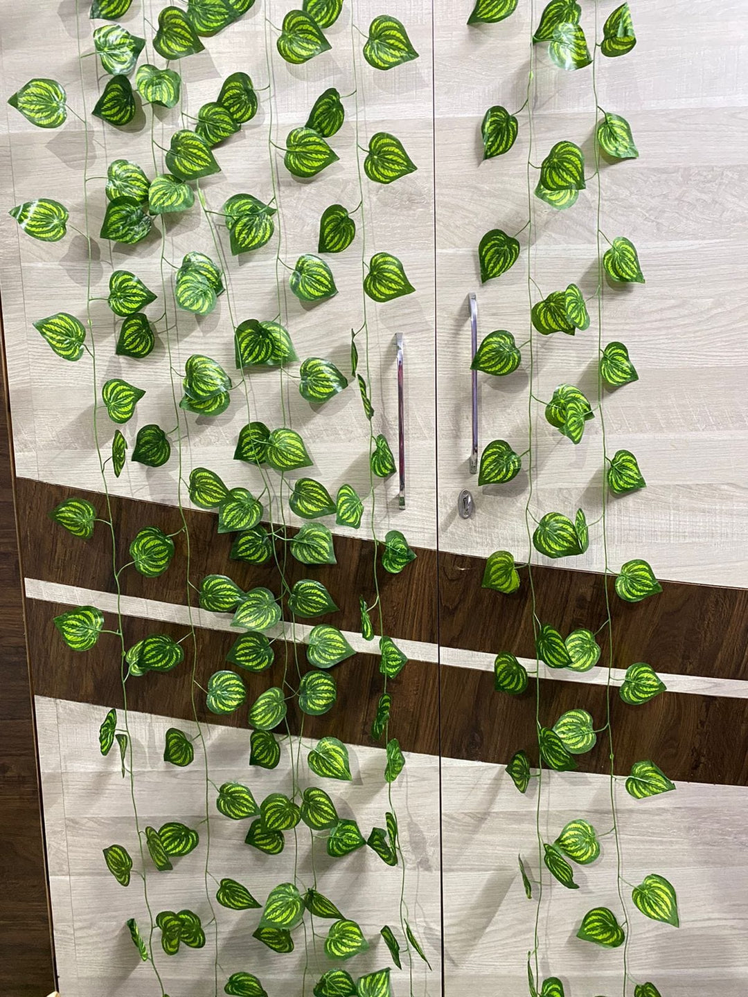 hanging money plant decoration ideas Bulk Pack of 360 Hangings,Artificial Money Plant π± 8 Feet Long Garland β Lamansh