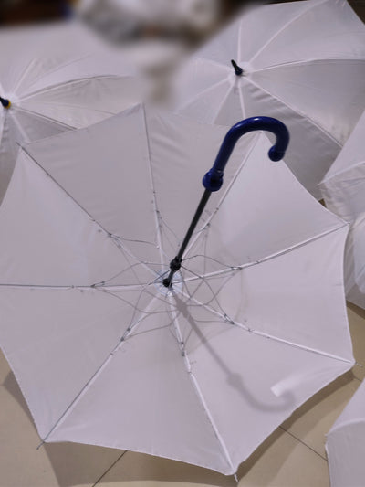 LAMANSH decor umbrella LAMANSH® White Plain Umbrella's for Event Party Bday Anniversary Wedding decoration  /Umbrella's 🌂 for ceiling & backdrops / Waterproof Rain umbrella's 🌂 for decor