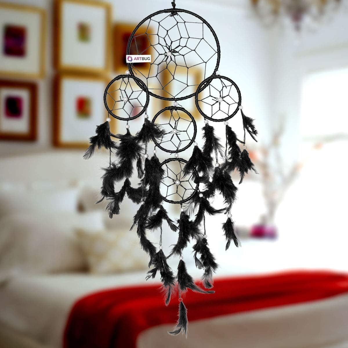 Black Dream Catcher For home Decor / Hanging Showpiece For Home decor / decorative Showpiece