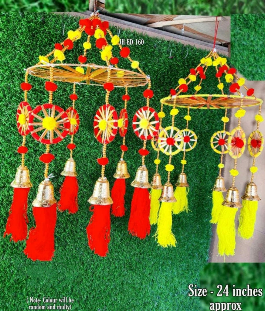 Decorative Hanging Bells  Diy diwali decorations, Festival decorations,  Diwali decoration items