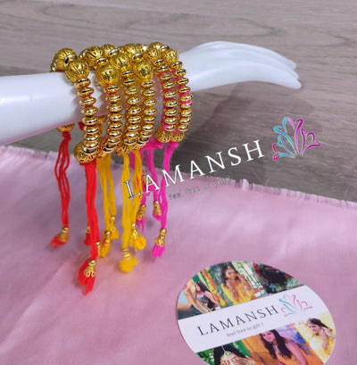 LAMANSH Floral 🌺 Giveaways Assorted colors LAMANSH® Set of 50 (Free size) Artificial Flower Bracelets Kade Bangles Hathphool for Bridesmaid Giveaways / Best wedding favors return gift (Video attached)