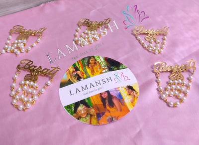 LAMANSH Floral 🌺 Giveaways Gold / Set of 20 Brooches LAMANSH® Wedding Guest Barati Brooches for Bridesmaid Giveaways / Barati Brooch ( Set of 20 ) set