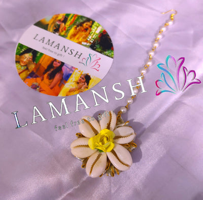 LAMANSH Floral 🌺 Giveaways LAMANSH® Artificial Flower Maangtika's for Giveaways ( Set of 10)