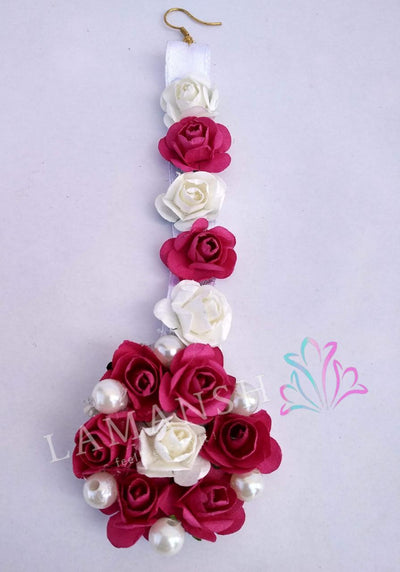 LAMANSH Floral 🌺 Giveaways Pink-White / Set of 25 Maangtika's LAMANSH® (Set of 25) Artificial Flower Maangtika's set