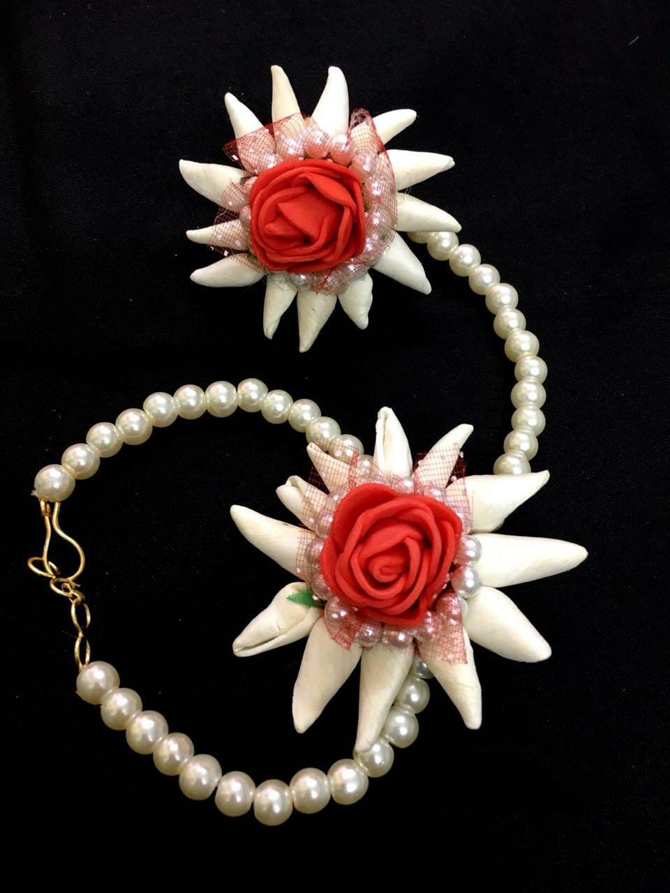 Flower Bracelets set With rings 