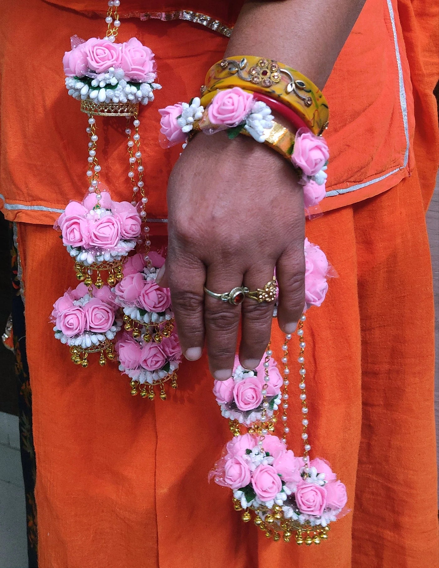 Artificial 2025 flower bangles