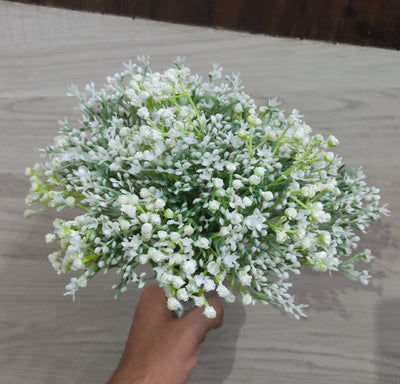 Lamansh flower bouquet LAMANSH® 10 Pcs White Gypsophila Artificial  Beautiful Flower Bouquet for Home Party Wedding Decor Flowers