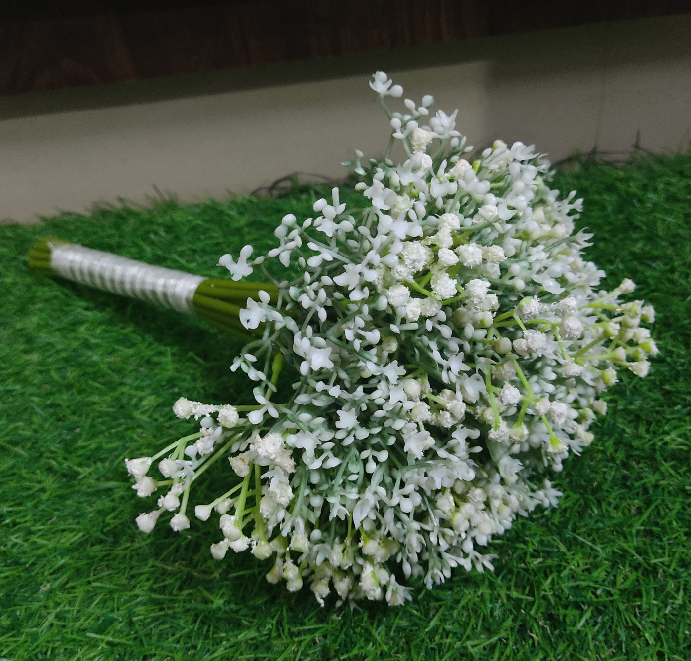 Lamansh flower bouquet LAMANSH® 10 Pcs White Gypsophila Artificial  Beautiful Flower Bouquet for Home Party Wedding Decor Flowers
