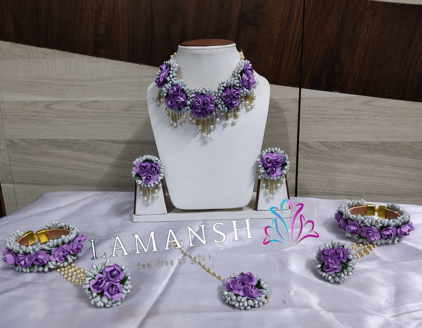 Oval Magenta Stone Rhinestone Necklace Set | Luxe XII Lifestyle