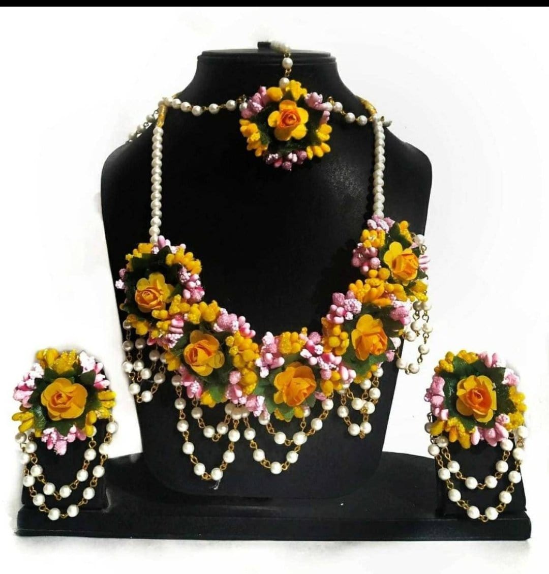 Multicolour floral jewellery for wedding's