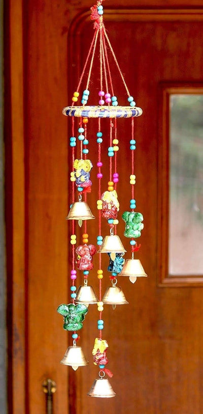 LAMANSH Ganesh Toran Multicolor / Wood / Standard LAMANSH® Handcrafted Rajasthani Door/Wall Hanging Decorative Hanging/Wall Hanging/Home Decor/Home Furnishing/Diwali Gift/Corporate Gift