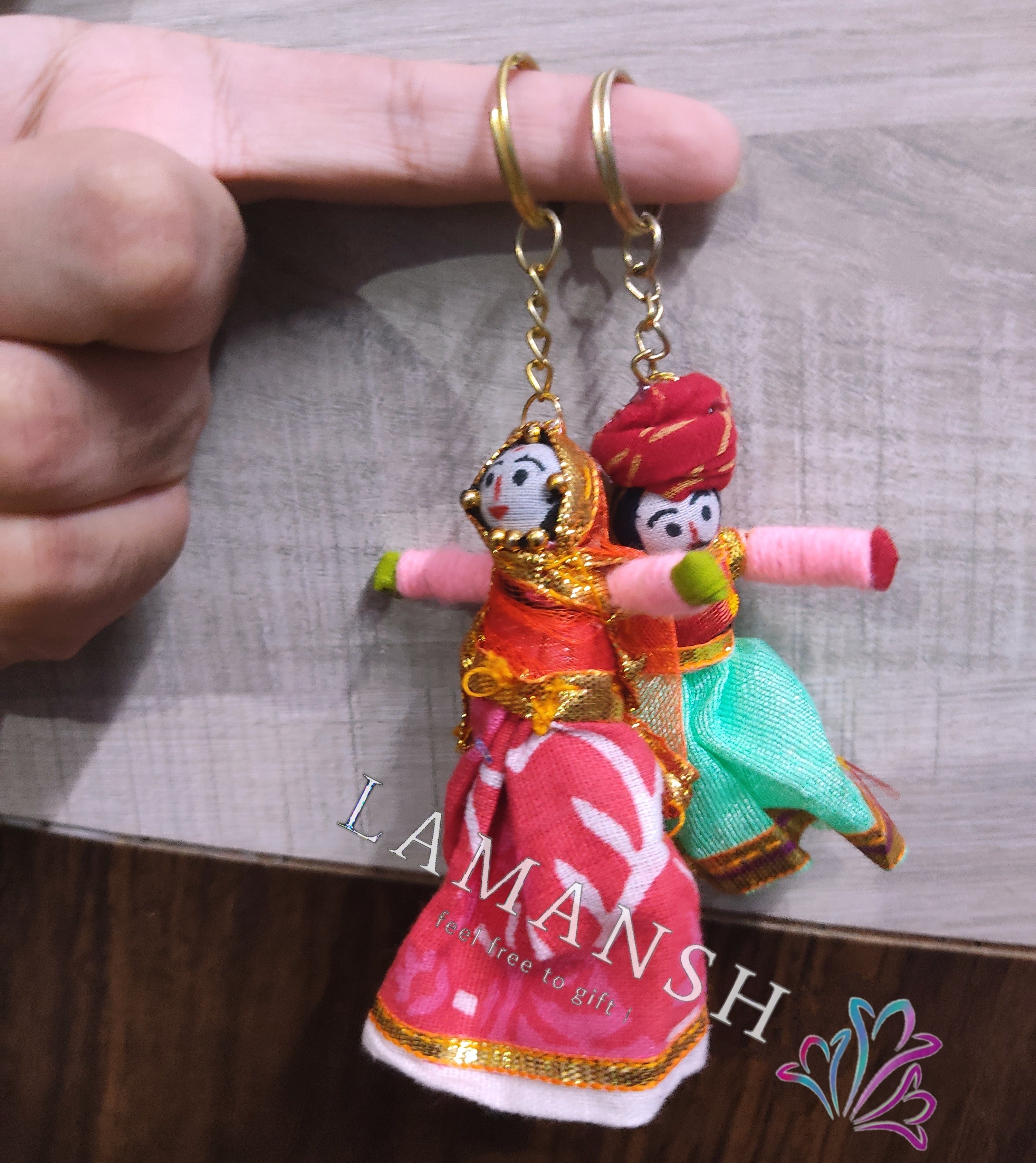 Pack of 300 pairs Rajasthani Key Chain at just Rs 35 per pair , Puppet ...