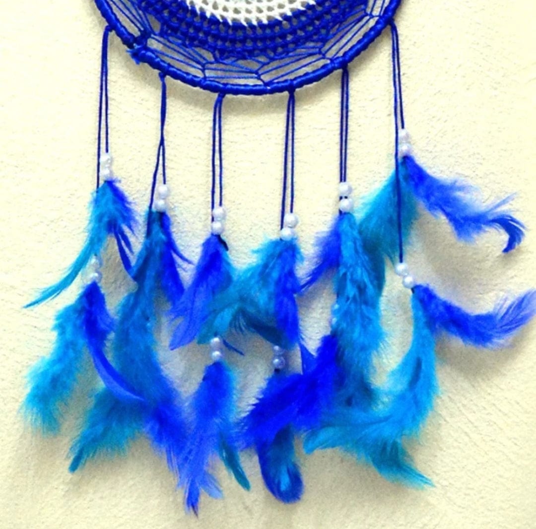 LAMANSH® (6×14 inch) Handmade Dream Catcher Evil Eye Dream Catcher