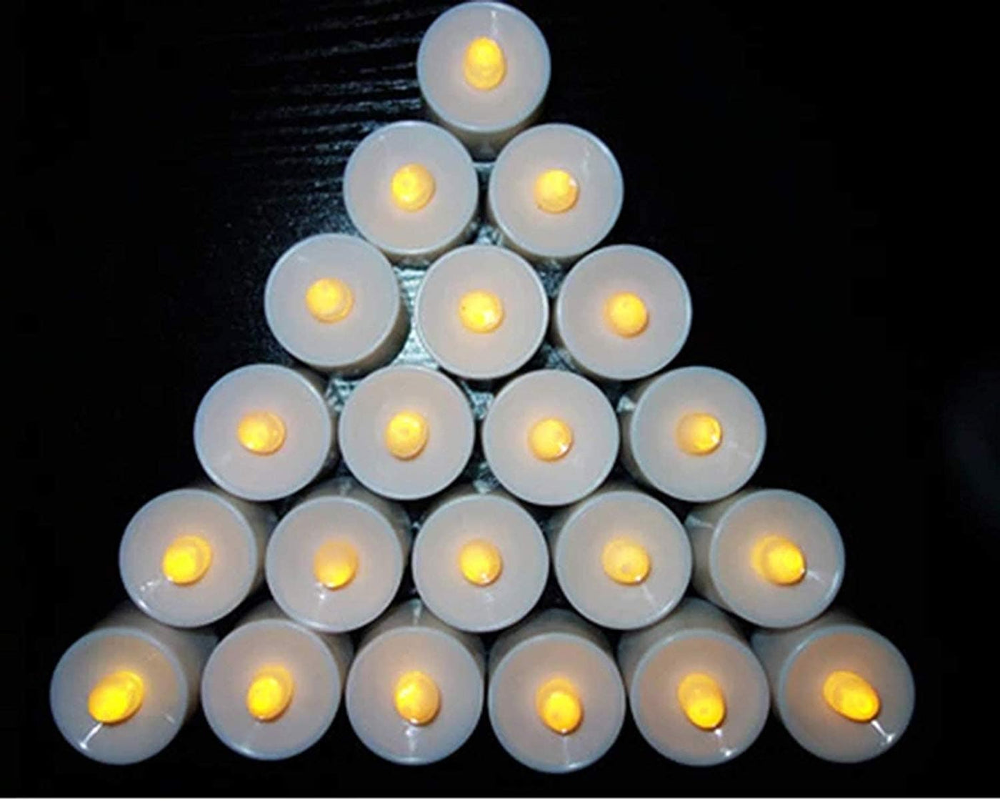 Lamansh Lamansh® Pack of 24 LED Candles 🕯 / Flameless 🔥Electric LED Candles for Diwali / Candles for Home 🏠Decoration