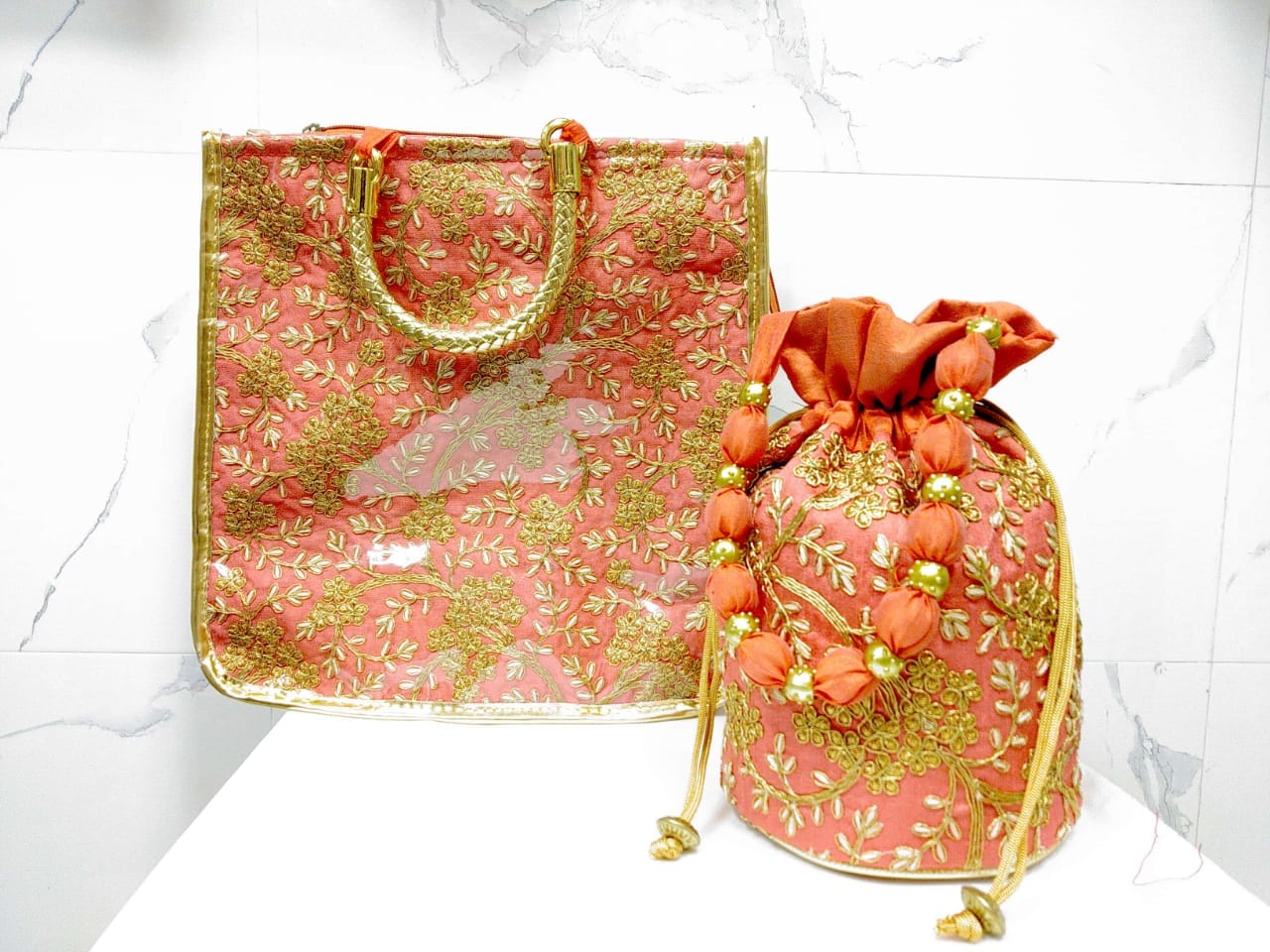 Photo of Pretty potlis for sangeet and mehendi function | Potli bags,  Clothes crafts, Fashion