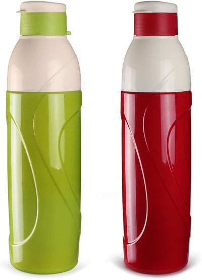 Lamansh lamanshxcello Cello 600Ml Puro Plastic Water Bottles Set ( Assorted Colors)