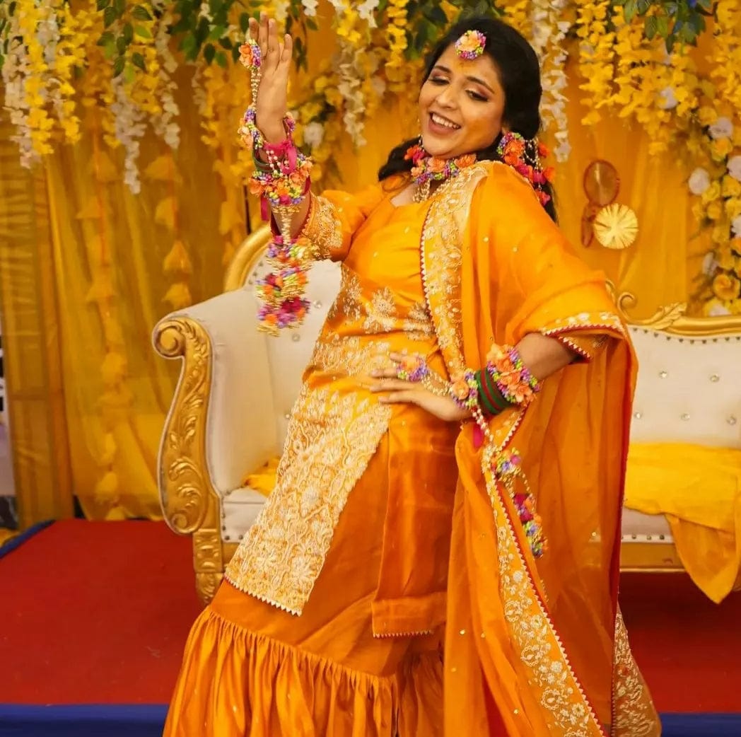 Lamansh latest floral set LAMANSH® Bridal Floral 🌺 Jewellery with Kaleere | Artificial Flower Set for Haldi ceremony