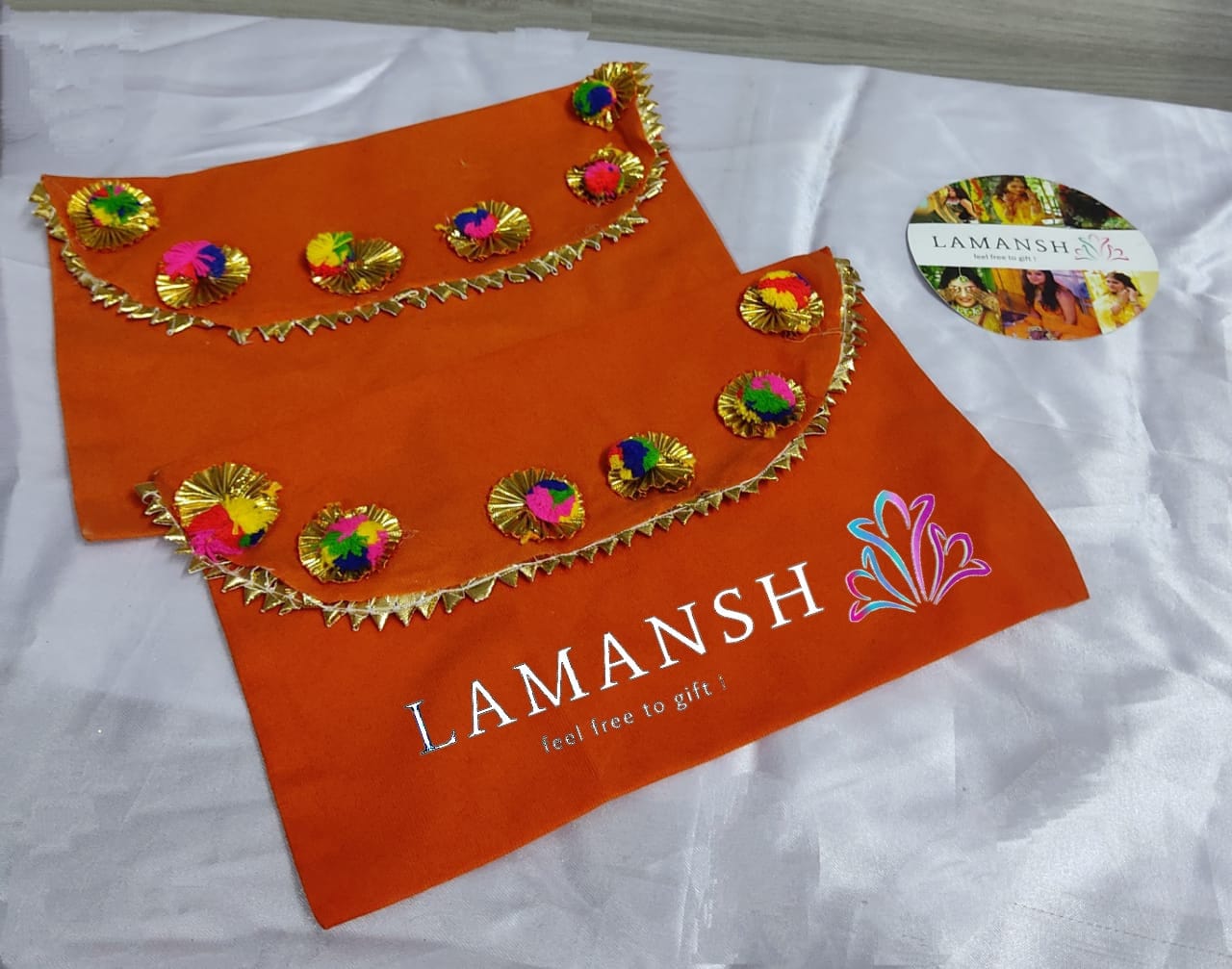 LAMANSH Multi Envelope Lamansh® (Pack of 10) 10*7 inch Loose Fabric shagun Clutches / Shagun Envelopes Assorted Colors / for Giveaways Lifafa Envelopes On Weddings,  Festivals, Family functions
