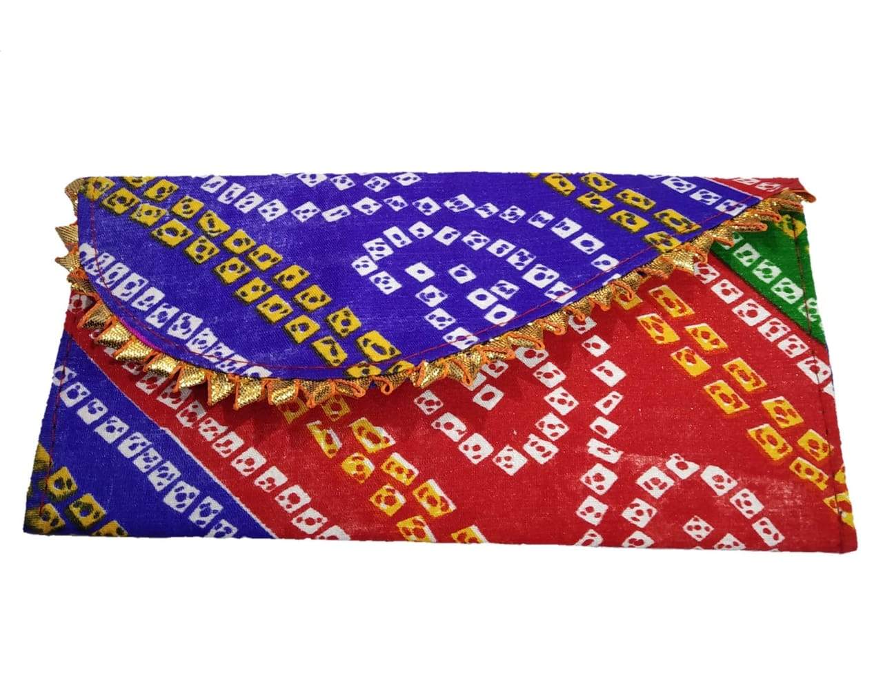 LAMANSH Multi Envelope Lamansh® Pack of 5 Clutches / Shagun Envelopes Assorted Colors / for Giveaways Lifafa Envelopes On Weddings,  Festivals, Family functions